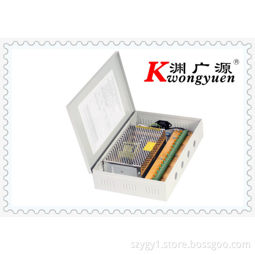 100V to 240V input voltage 12V 20A 18-ch CCTV Power Supply 240W